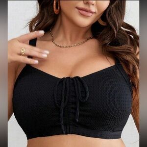 🆕 Black Swim Top / Sports Bra / Top!!! Brand New!!! Plus Size 4X